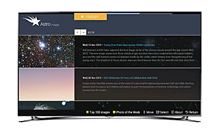 Astroimages app for Samsung Smart TVs