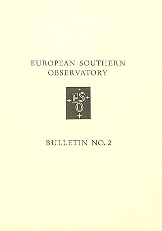 Bulletin 02 - European Southern Observatory 