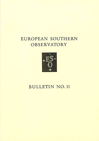 Bulletin 11 - European Southern Observatory 