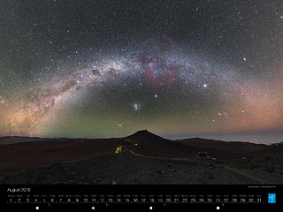 August – A kaleidoscope of colour above the VLT