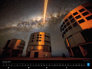 January - Guide star in the Milky Way
