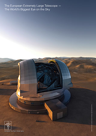 The European Extremely Large Telescope — The World's Biggest Eye on the Sky handout (English)