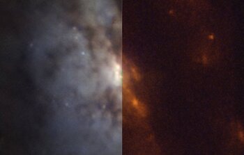 El par más cercano de agujeros negros supermasivos vistos por MUSE