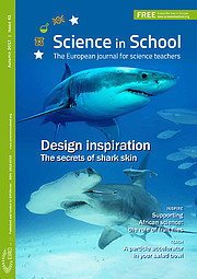 Titelseite von Science in School Ausgabe 41