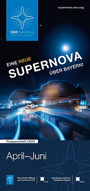 Image of front cover of programme (German version)