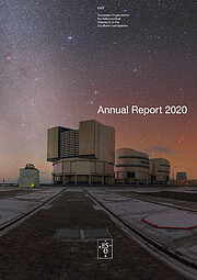Capa do Relatório Anual do ESO de 2020
