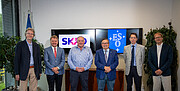 ESO:n ja SKAO:n edustajat allekirjoitustilaisuudessa