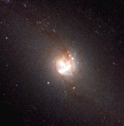 An infrared portrait of the barred spiral galaxy Messier 83