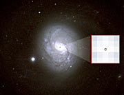 NGC 1068 and the region resolved by VLTI-MIDI