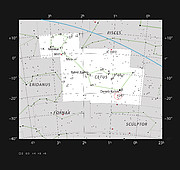 NGC 247 en la constelación de Cetus