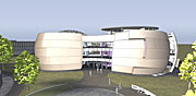 Det nya planetariet och utställningscentret vid ESO:s högkvarter