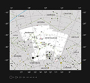 Tähtienmuodostusalue Gum 41 Kentaurin tähdistössä