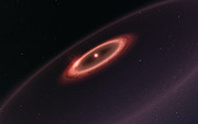 Vizualizace prachových pásů kolem Proximy Centauri