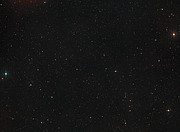 Himlen omkring Hubble Ultra Deep Field enligt Digitized Sky Survey