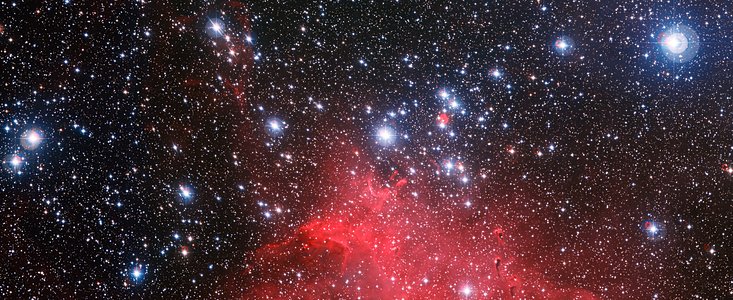 Hvězdokupa NGC 3572 a její okolí