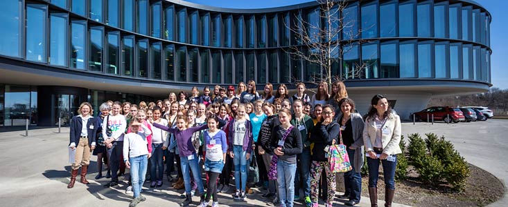 Girls' Day 2014 am ESO-Hauptsitz