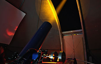 Primeira luz para colaboração em tecnologia de estrela guia laser