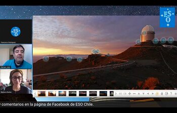 Participe nas novas visitas guiadas virtuais aos Observatórios do ESO