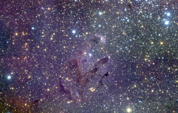Mounted image 154: The Eagle Nebula in infrared light
