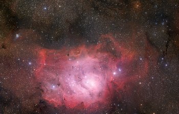 Mounted image 135: The Lagoon Nebula of Sagittarius