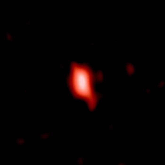 Observação ALMA da galáxia distante MACS1149-JD1