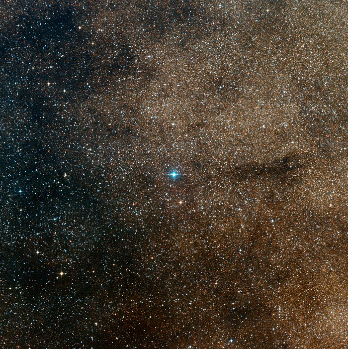 Alrededores de la joven estrella HD 163296