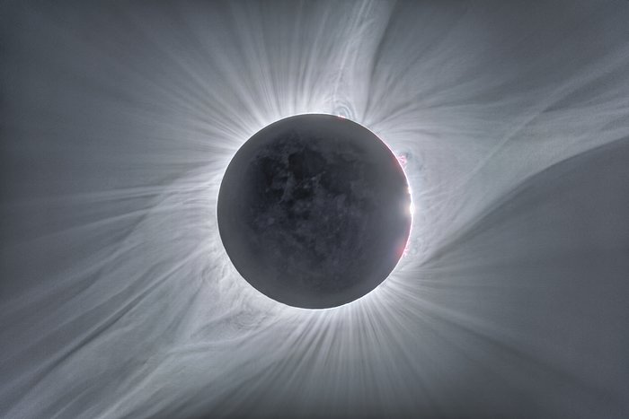 Optagelse fra den totale solformørkelse 21. august 2017