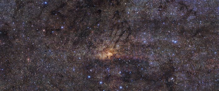 Imagen de la región central de la Vía Láctea obtenida por HAWK-I