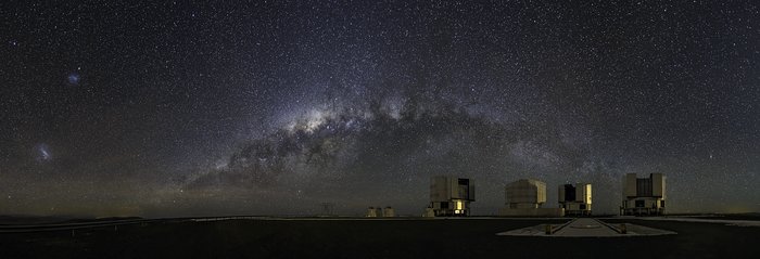 Uma vista galáctica da plataforma de observação