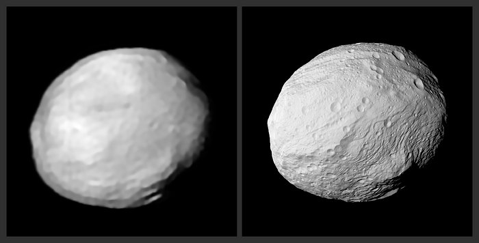 Nova imagem de Vesta obtida pelo SPHERE