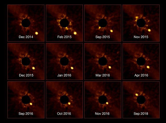 Time lapse de exoplaneta