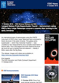 ESO — Okänd kosmisk titan upptäckt i det unga universum — Science Release eso1833sv