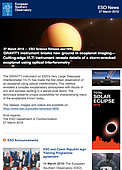 ESO — L’instrument GRAVITY innove dans le domaine de l’imagerie exoplanétaire — Science Release eso1905fr-ch