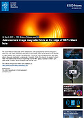 ESO — Astronomové zkoumají magnetické pole na okraji černé díry v srdci galaxie M87 — Science Release eso2105cs