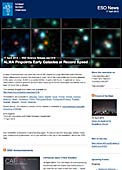 ESO Science Release eso1318it-ch - ALMA individua galassie primordiali a tempo da record