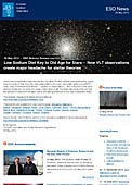 ESO Science Release eso1323cs - Dieta s nízkým obsahem sodíku – klíč k vysokému věku hvězd — Nová pozorování provedená dalekohledem VLT dělají stelárním teoretikům těžkou hlavu