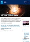 ESO Science Release eso1327de - Staubige Überraschung um riesiges Schwarzes Loch