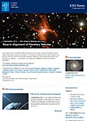 ESO Science Release eso1338-en-ie - Bizarre Alignment of Planetary Nebulae