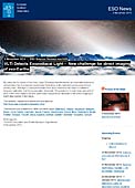 ESO — VLTI Detects Exozodiacal Light — Science Release eso1435-en-au