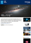 ESO — Una galassia presa al fianco — Photo Release eso1707it