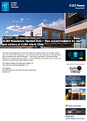 ESO — Przekazanie budynku ALMA Residencia — Organisation Release eso1713pl