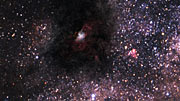 La Nebulosa del Aguila vista por el VLT, WFI y Hubble