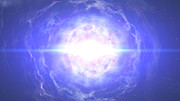 Neutronstjerner støder sammen og animationen ender med en kilonova eksplosion
