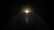 Volando a través del sistema planetario de Ross 128