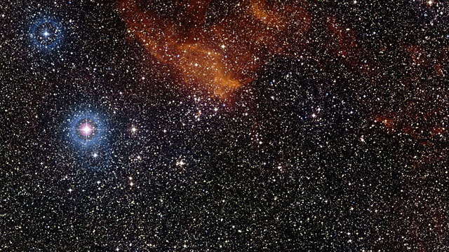 Zoom in på stjernehoben NGC 3572