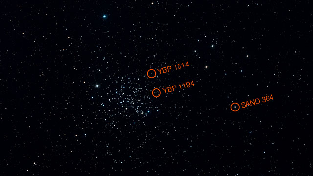Panorera över stjärnhopen Messier 67