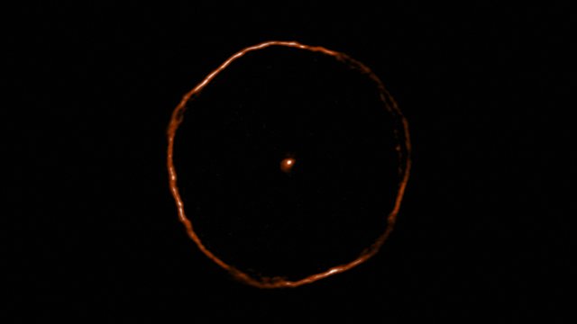 Tomografia de uma bolha cósmica