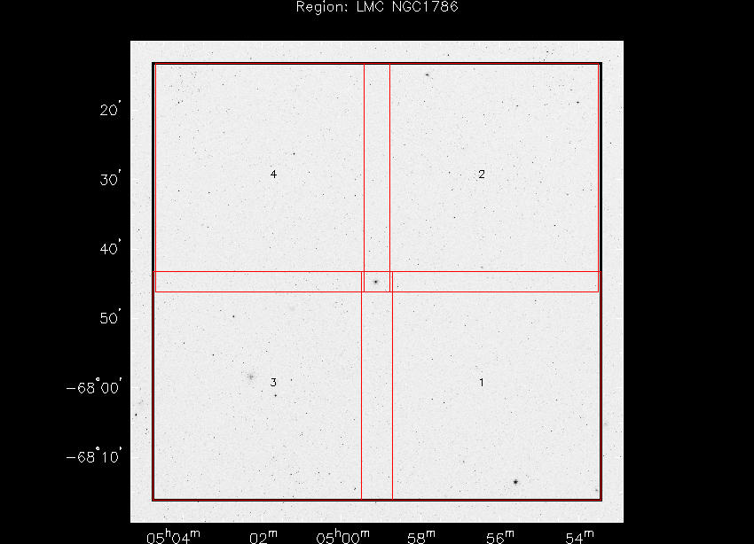 optical shallow strategy for LMC NGC1786