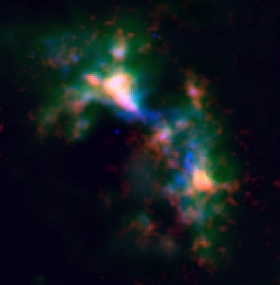 Artemis-Spitzer_Herschel image of 30 Doradus Artemis-Spitzer_Herschel image of 30 Doradus