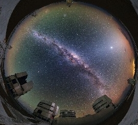 360 degree fish-eye (fulldome) view of Paranal Observatory 360 degree fish-eye (fulldome) view of Paranal Observatory